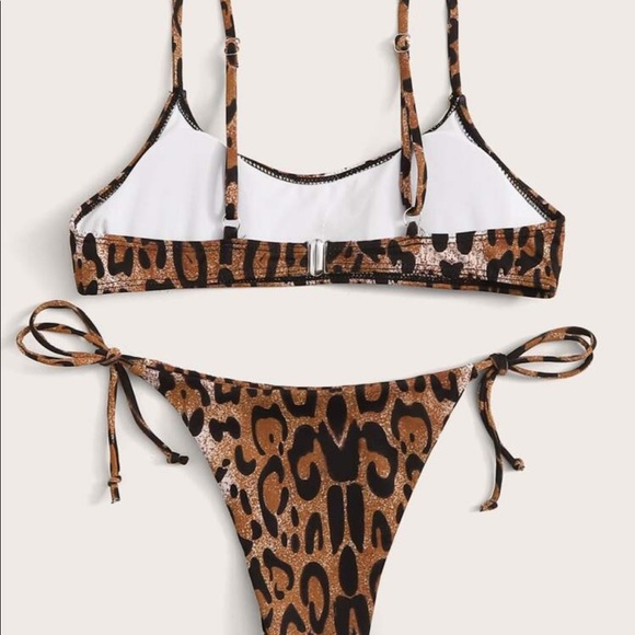 Shein Leopard thong bikini. - Picture 3 of 3